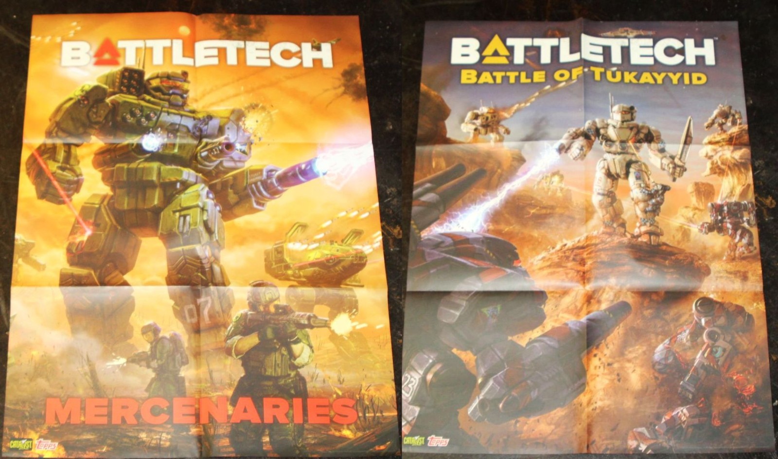 Battletech Mercenaries / Battle Of Tukayyid  22" x 30" Promo Poster 2022 Topps