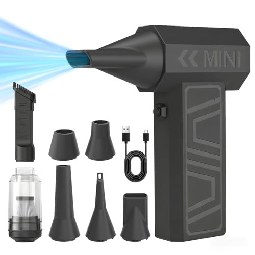 Compressed Air Duster, Electric Air Duster Rechargeable Blower Handheld