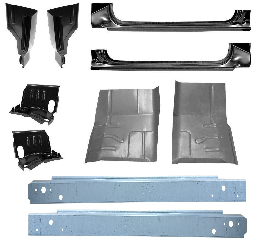 Cab Corner Rocker Panel Floor Pan Cab Support for 1980-97 Ford Pickup 10PCS