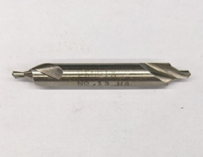 #13 Bendix Combined Drill & Countersink HSS 60° Bell Type USA - Center Drill