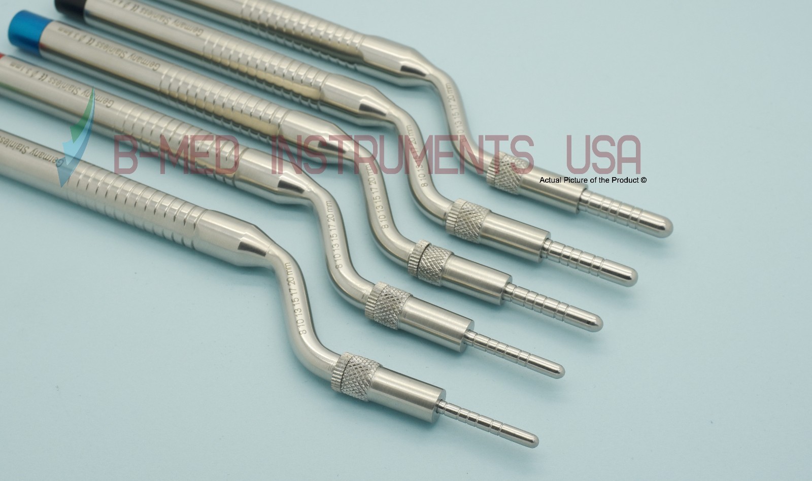 OR Grade 5 Sinus Lift Osteotomes Bone Spreading Convex Rounded Tip Dental