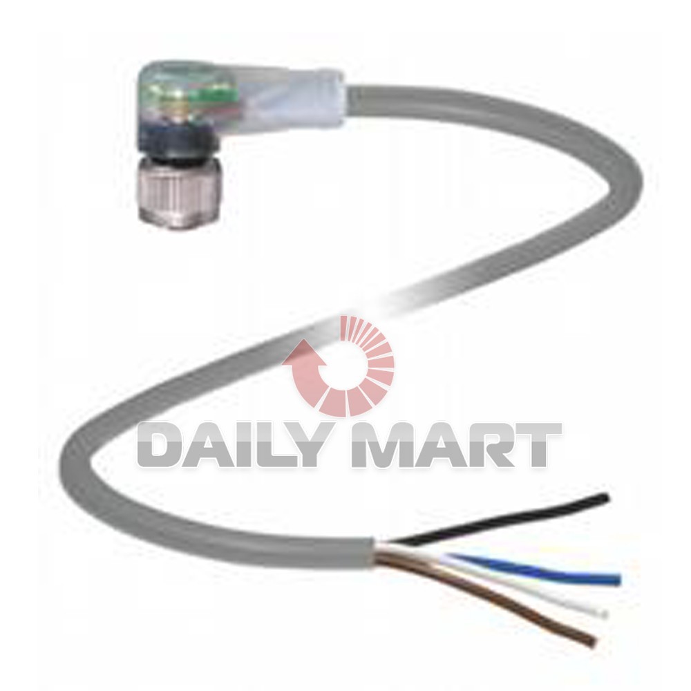PEPPERL+FUCHS NEW V1-W-A2-2M-PUR PLC PUR CABLE CONNECTOR SOCKET, M12 LED 4-PIN