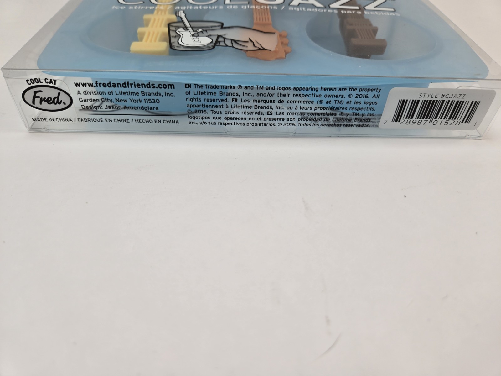 NIB Cool Jazz Ice Stirrers 3 Guitar Freeze Stir Chill Silicone by Fred Music