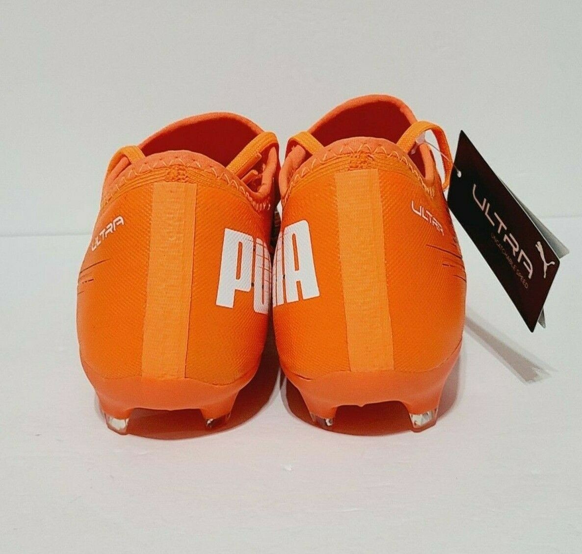 Puma Ultra 3.1 FG/AG Shocking Orange Soccer Cleats Men's 106086-01 Sz 8 US