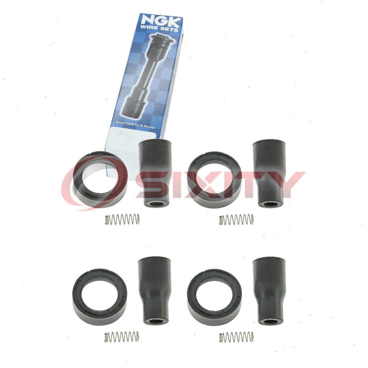 4 pc NGK Ignition Coil Boots for 2010-2015 Hyundai Tucson 2.0L 2.4L L4 gs