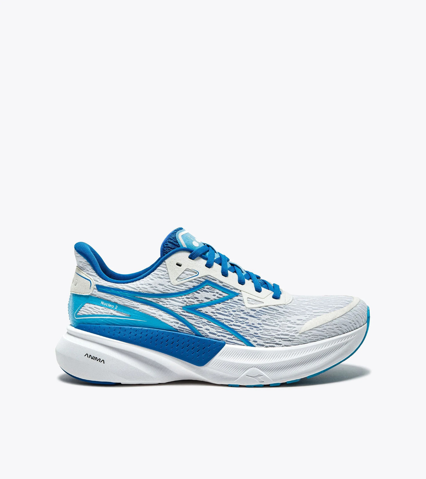 Men's Diadora Nucleo 2, White/French Blue/Aquarius, 10.5 D Medium US