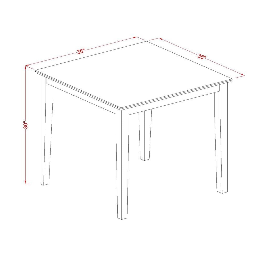 Dining Room Set Mahogany, OXFR3-MAH-05