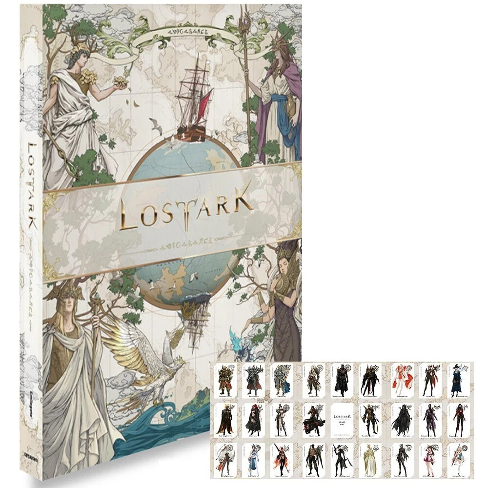 Lost Ark Set Up Art Book & Photocards Collect Korean Official Concept Artbook