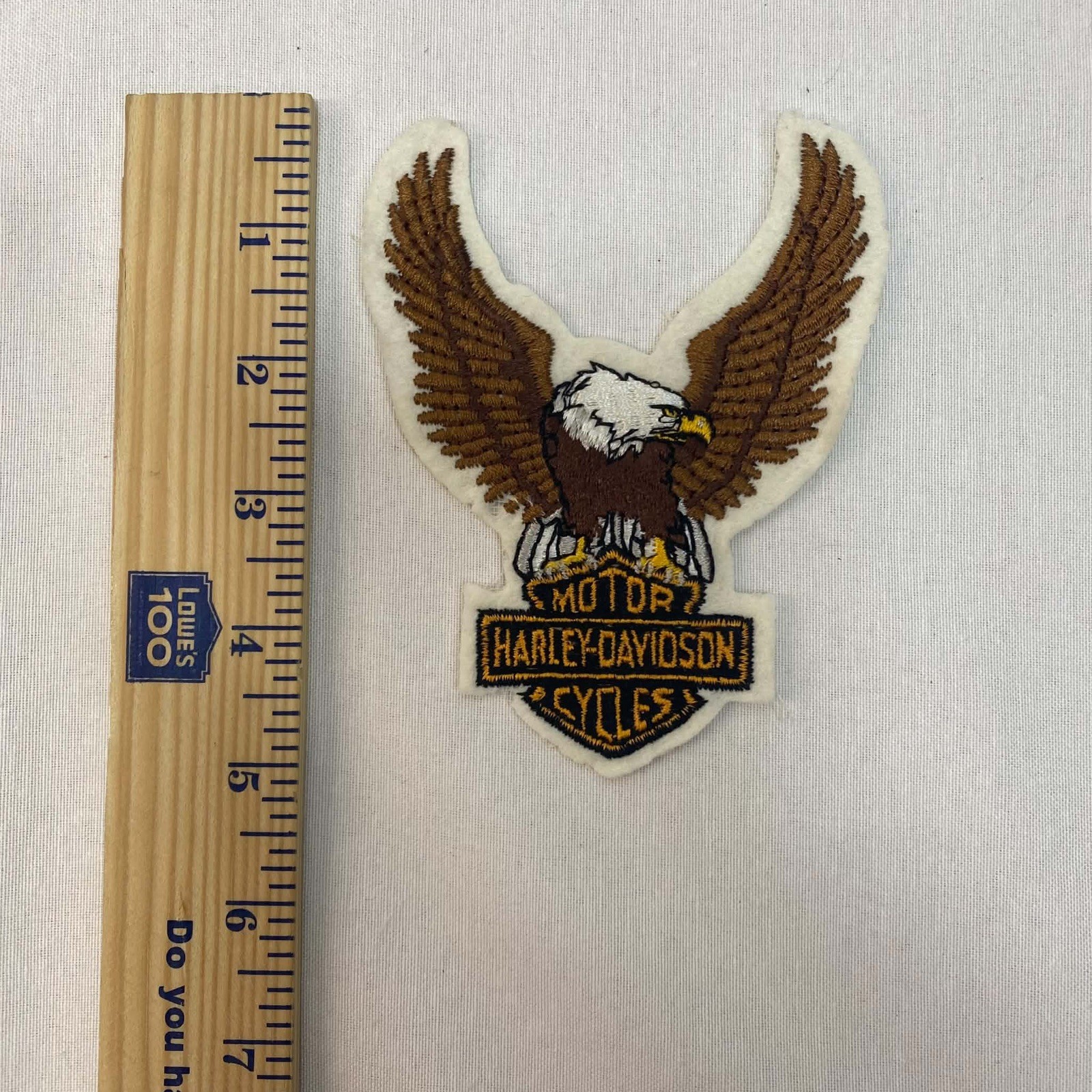 VTG Harley Davidson Motorcycle Eagle Patch Official Licensed Product 3.75"x4.75"