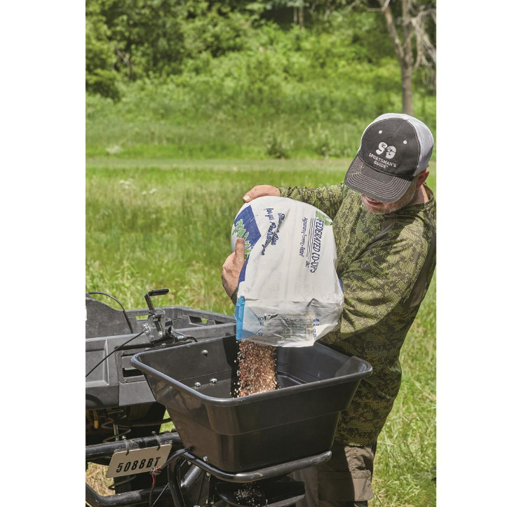 80 LBS CAPACITY for UTV ATV Mount Motor Fertilizer Grass Seeder Spreader Farming