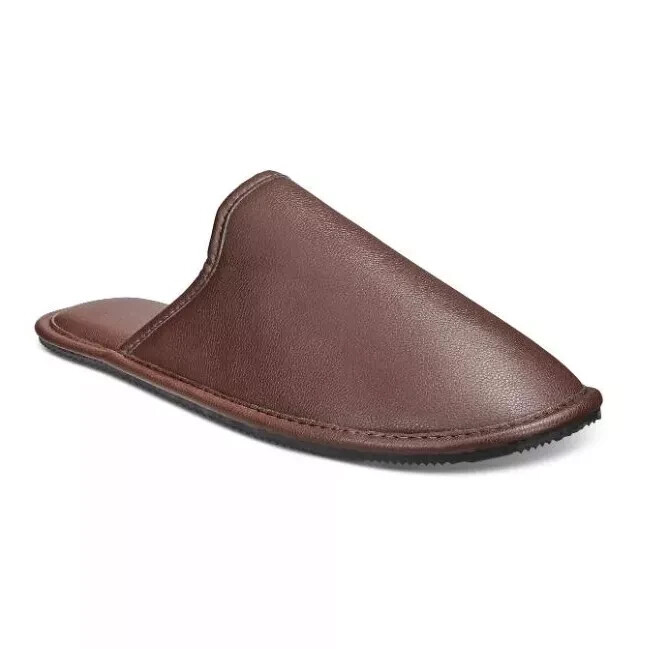 INC INTERNATIONAL CONCEPTS MEN'S SLIPPERS COLOR TAN SIZE M 8-9 NIB