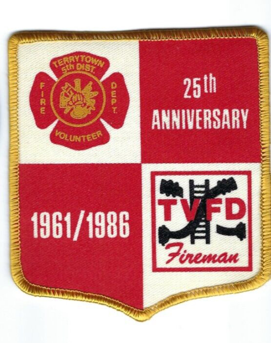 Terrytown 5th District Volunteer Fire Dept. 25th Anniversary Louisiana LA patch