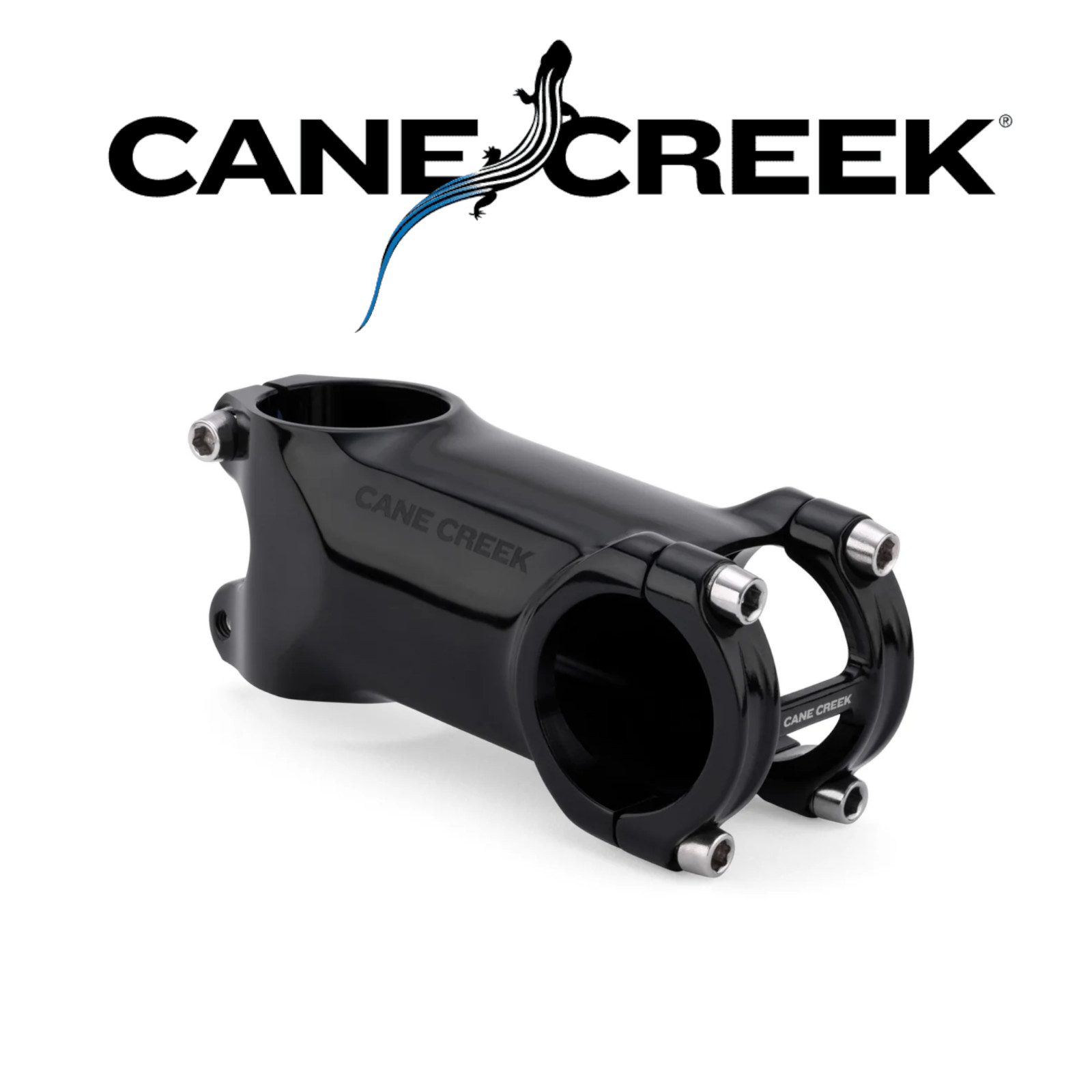 Cane Creek GXC Gravel/XC Stem 31.8 Clamp +/-6deg 1-1/8-Inch Polished Black
