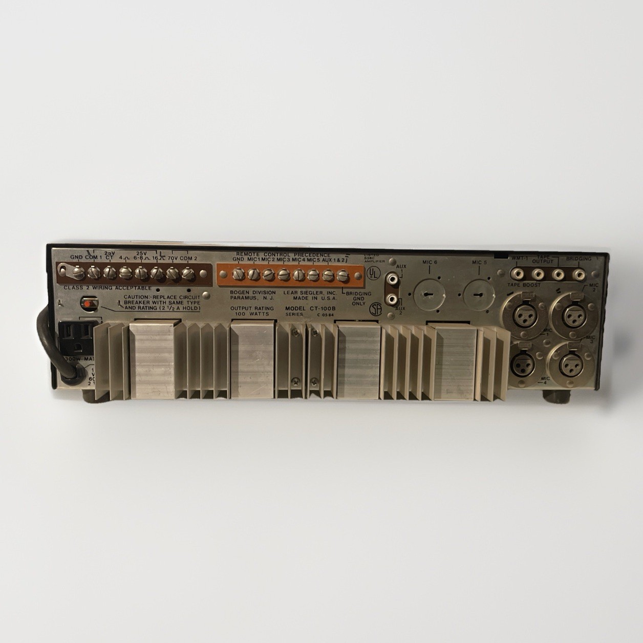 Vintage Bogen Communications CT-100B Communication Amplifier