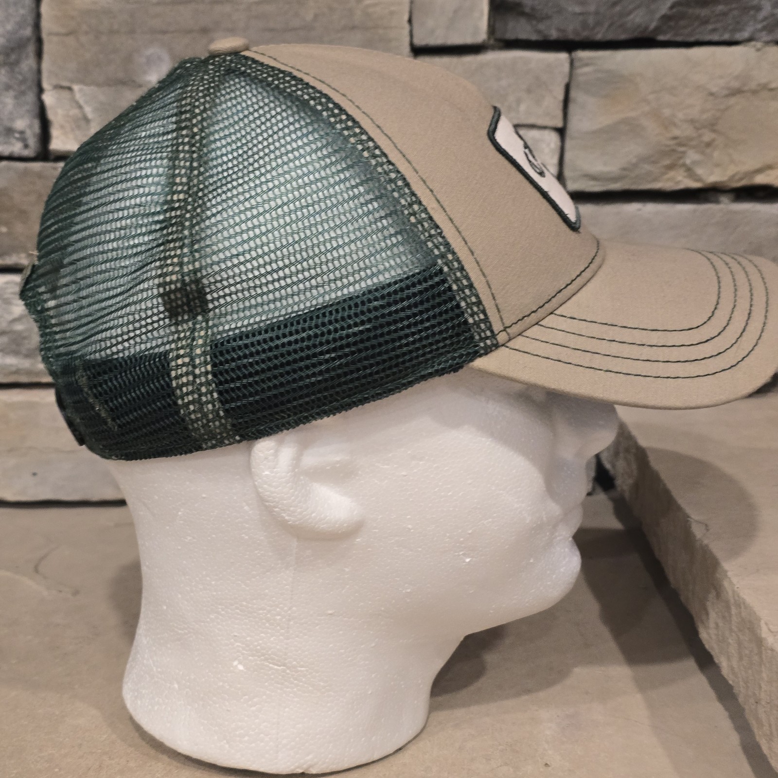 Callaway Hat Cap Knaki Green Trucker Meshback Adjustable Snapback