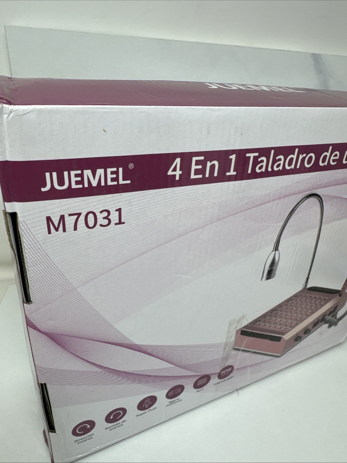 JUEMEL Professional 4-in-1 Nail Drill Pink Model M7031 Multi-function New In Box