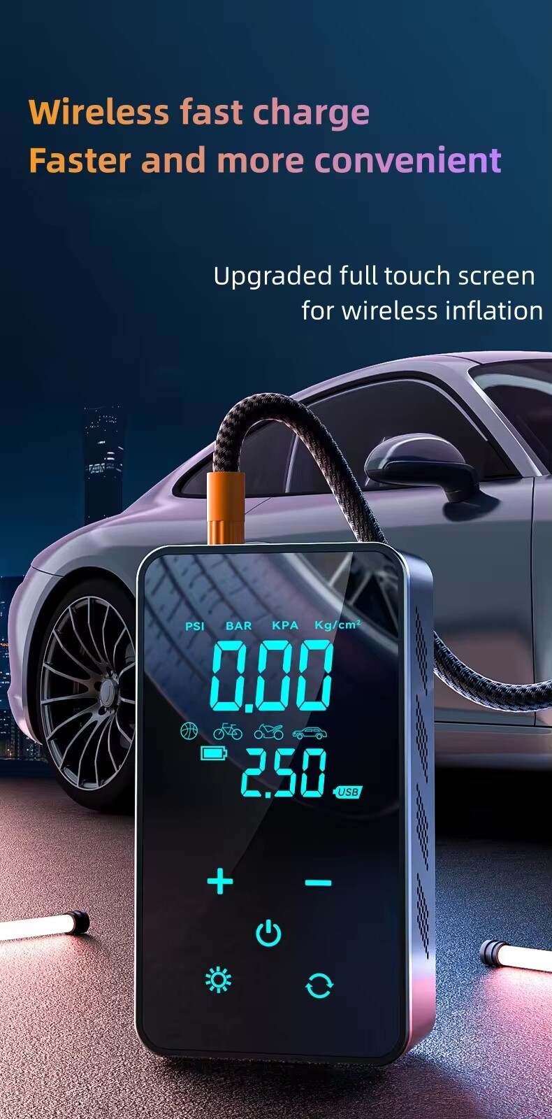 Tire Inflator Car Air Pump Compressor NEW Electric Portable Auto Digital 150 PSI