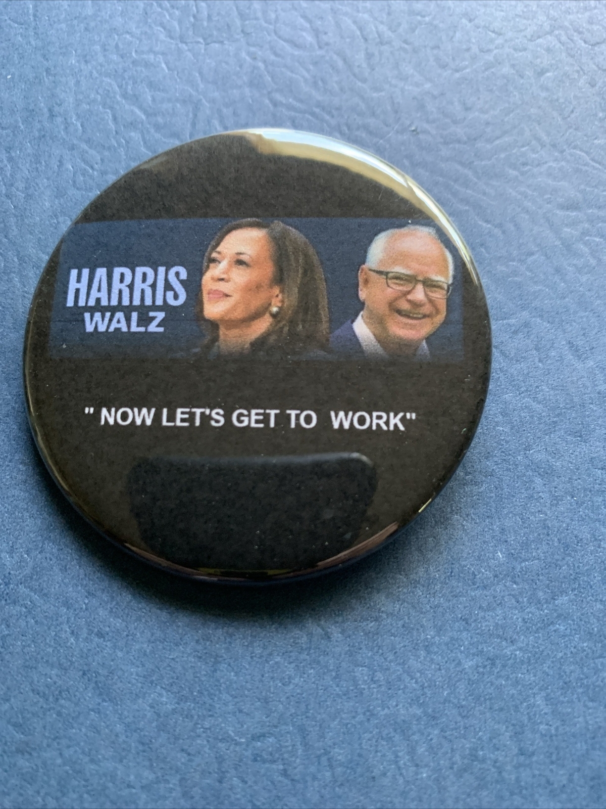 2024 Kamala Harris Tim Walz Presidential Campaign Pinback Button