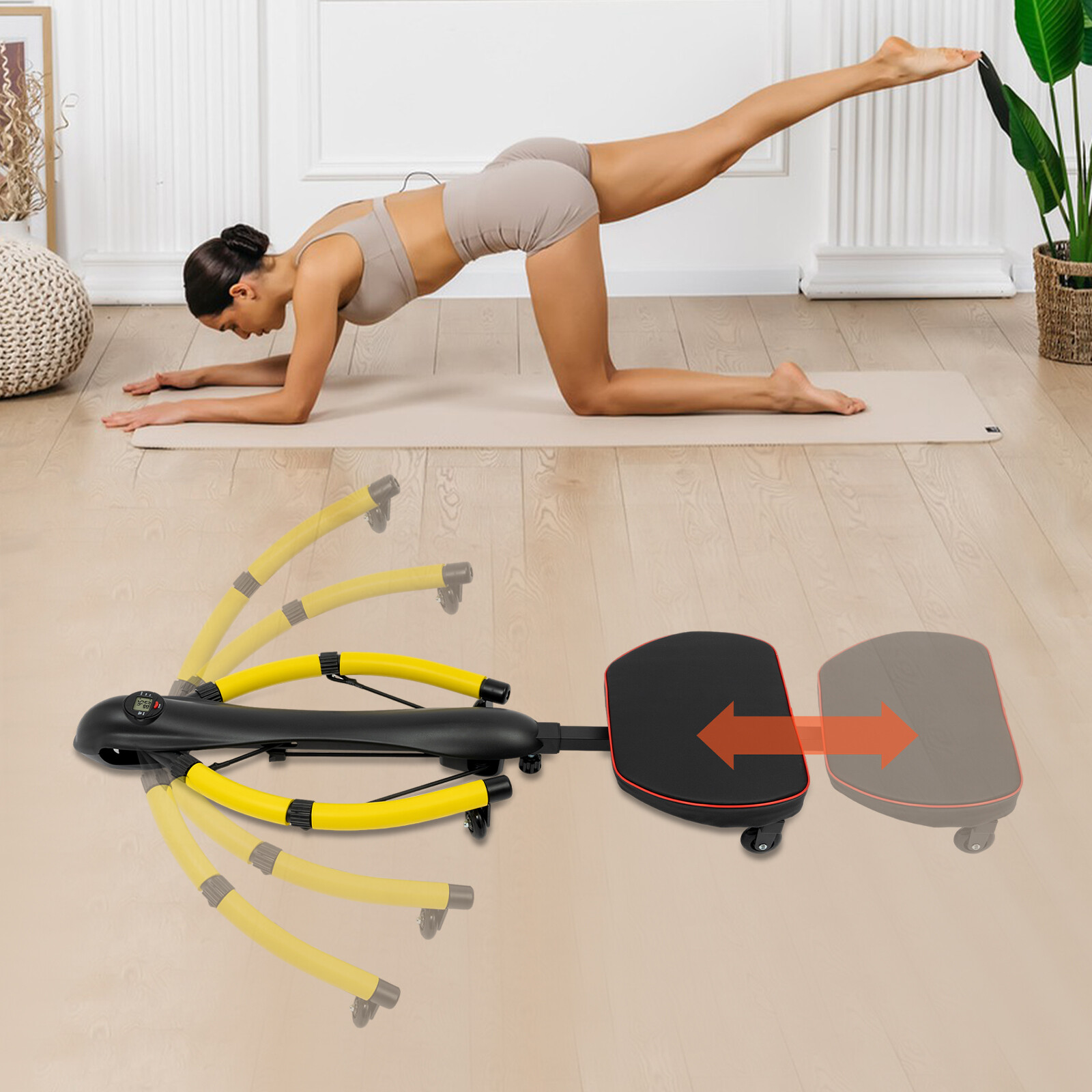 Body Workout Machine Abdominal Exercise Machine Rowing Machine Home Gym USA