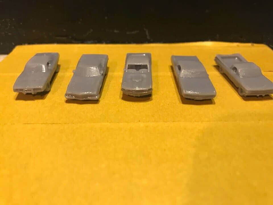 N 1/160 scale Muscle Car SET Unpainted