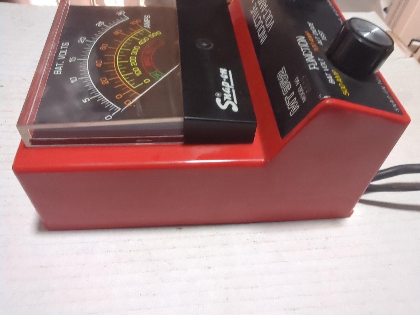 Vintage Snap-On Inductive Volt-Amp Meter MT 952, UNTESTED