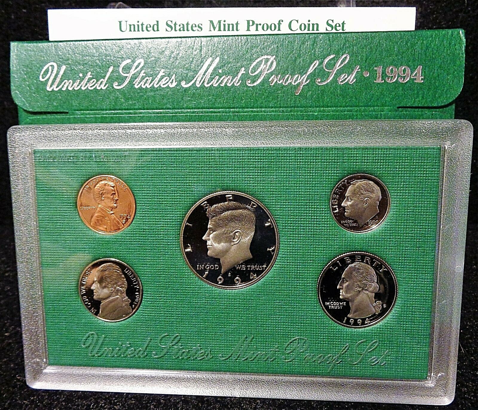 1994-S United States Mint Annual Proof Set With Box And COA