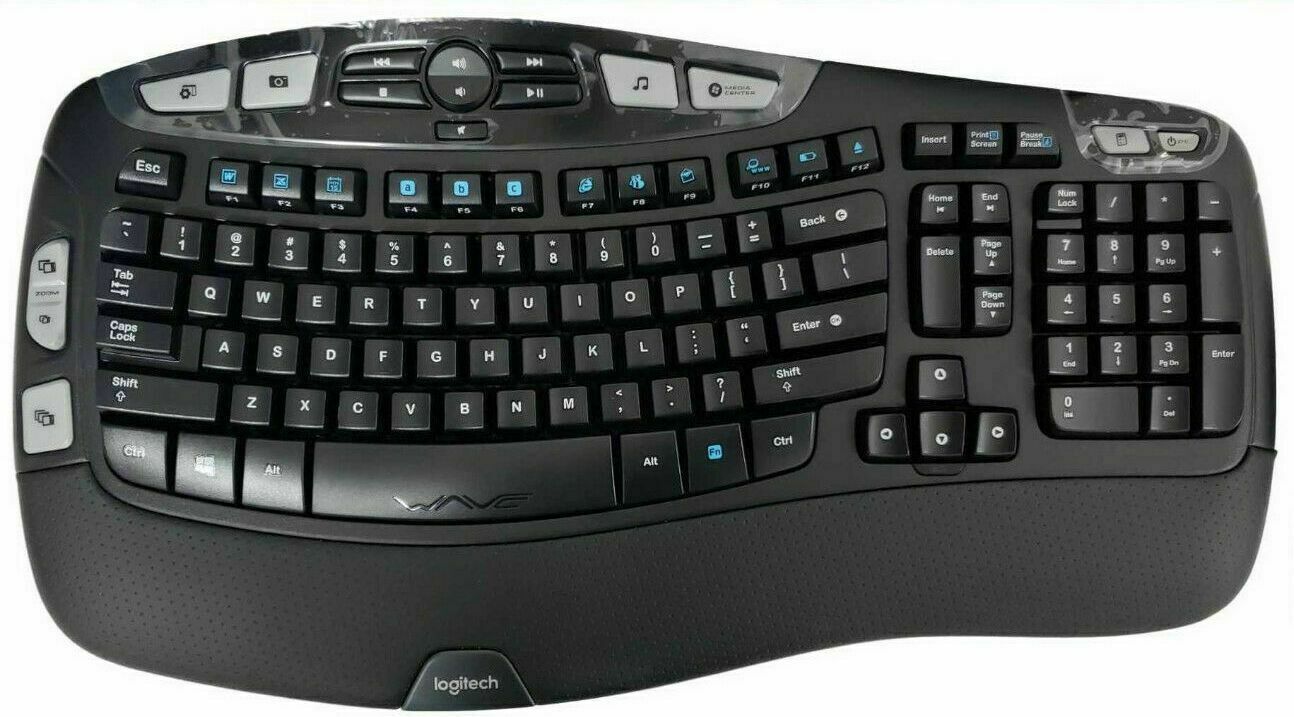 Logitech K550 Comfort Wave Keyboard Replacement Keys Buttons Parts Tile Leg USB