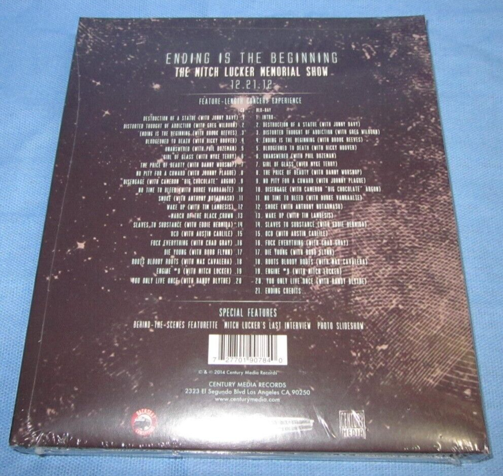Suicide Silence ~ CD/Blu-ray ~ Ending is the Beginning ~ Mitch Lucker Memorial