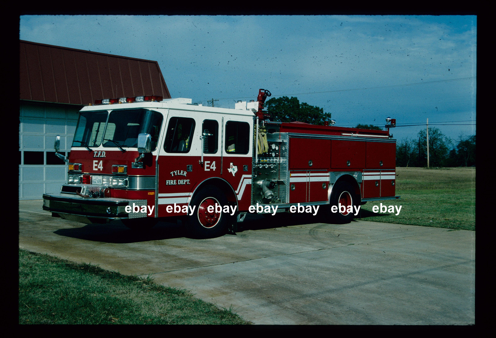 Tyler TX 1991 Emergency On Hush pumper Fire Apparatus Slide