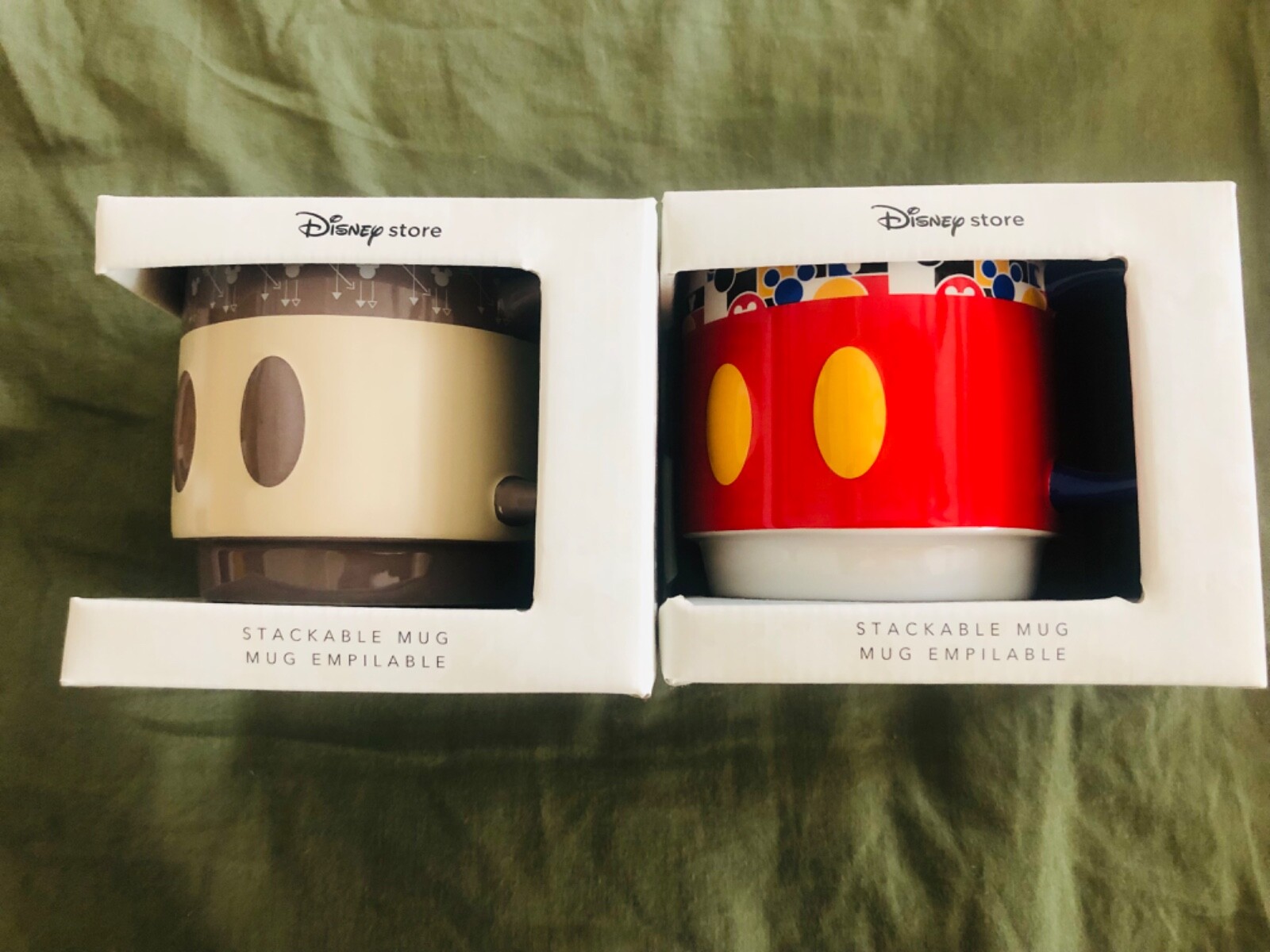 Disney Parks Mickey Memories Mug Set March and Nov NIB