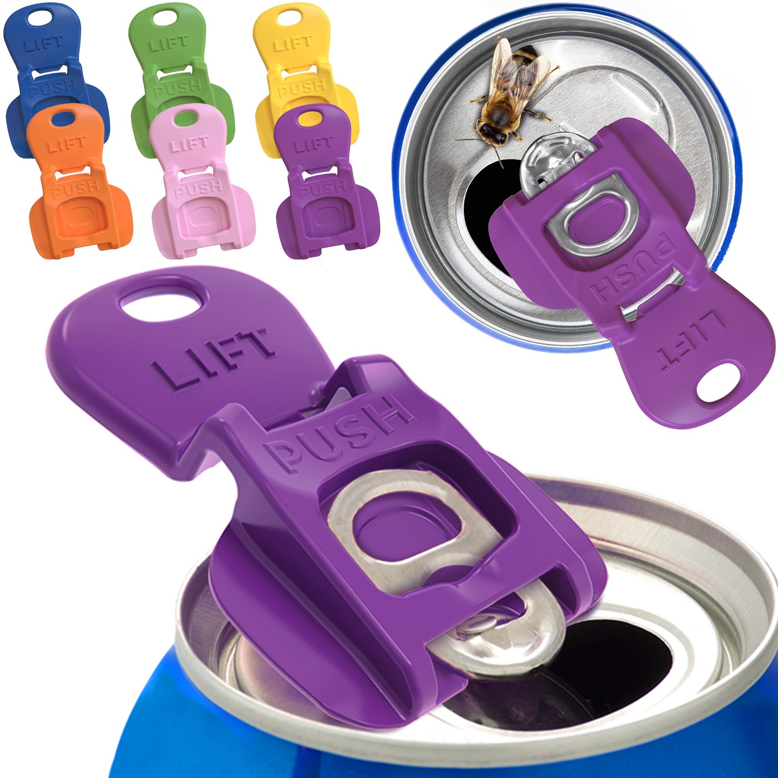 Complete Cover Easy Tab Opener New and Improved 6PK Beverage Barricade 2.0 by...