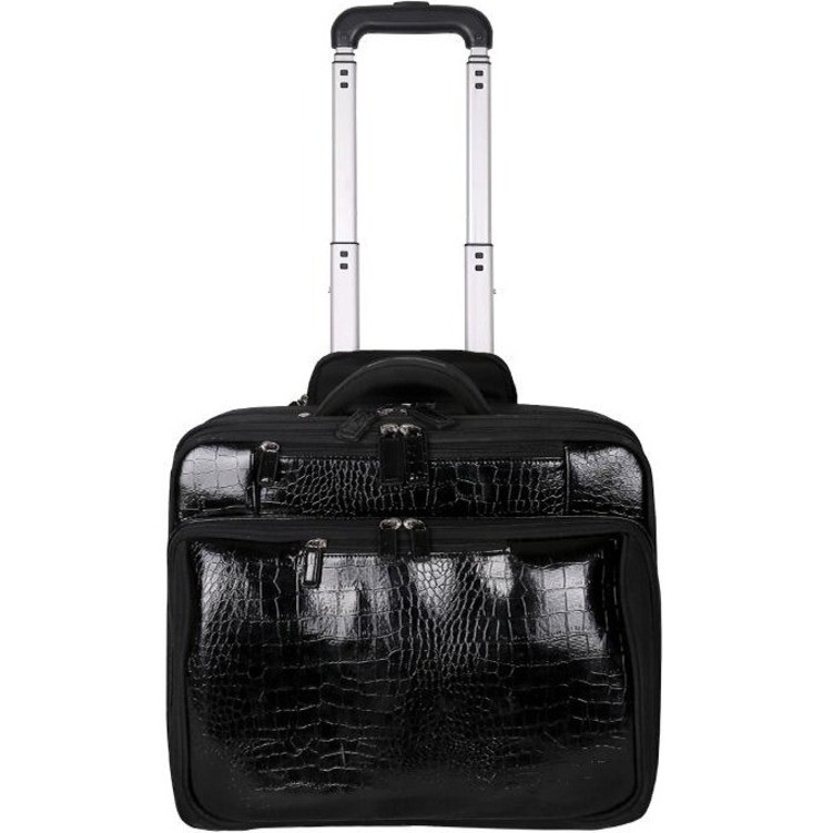 Francine Collections FFSROLLER1 Croco Laptop Roller Case 17"