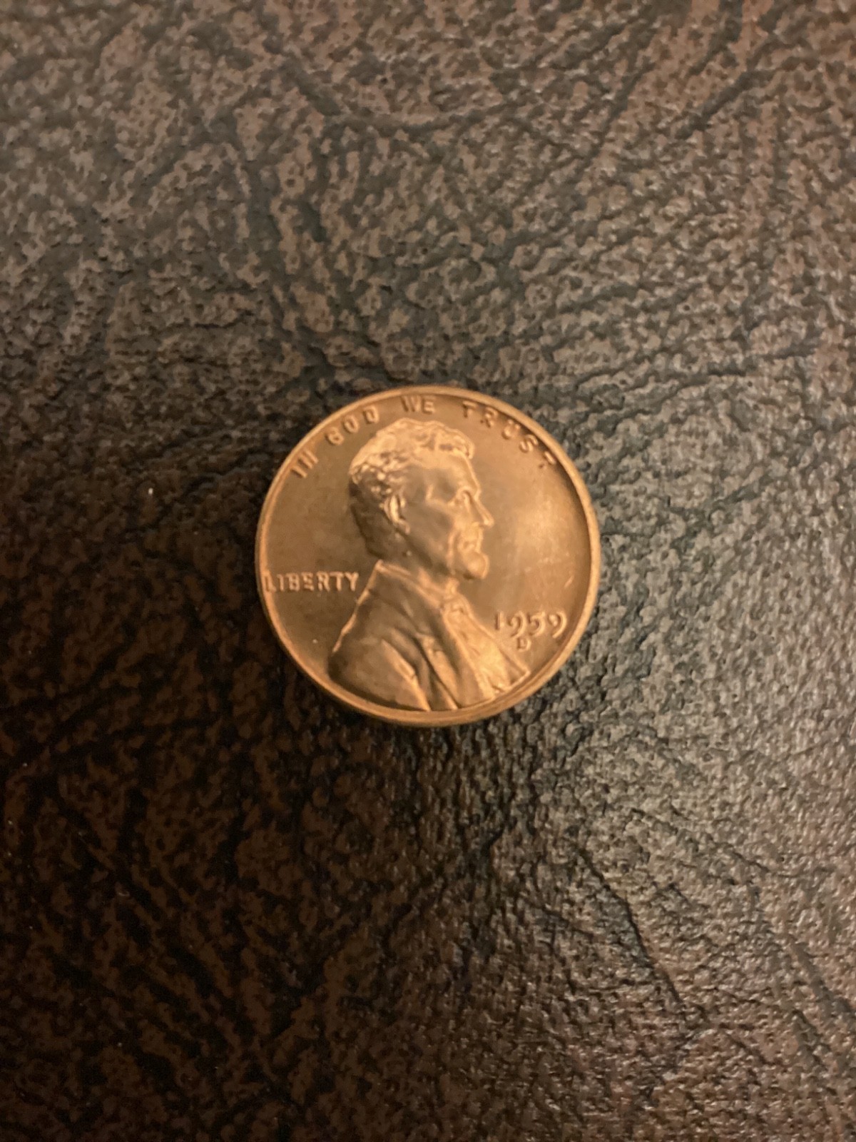 1959 D Lincoln Cent BU RD Free Shipping