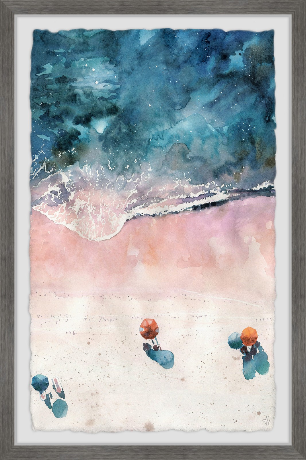 Marmont Hill Sunshine at the Beach Framed Painting Print 12x18