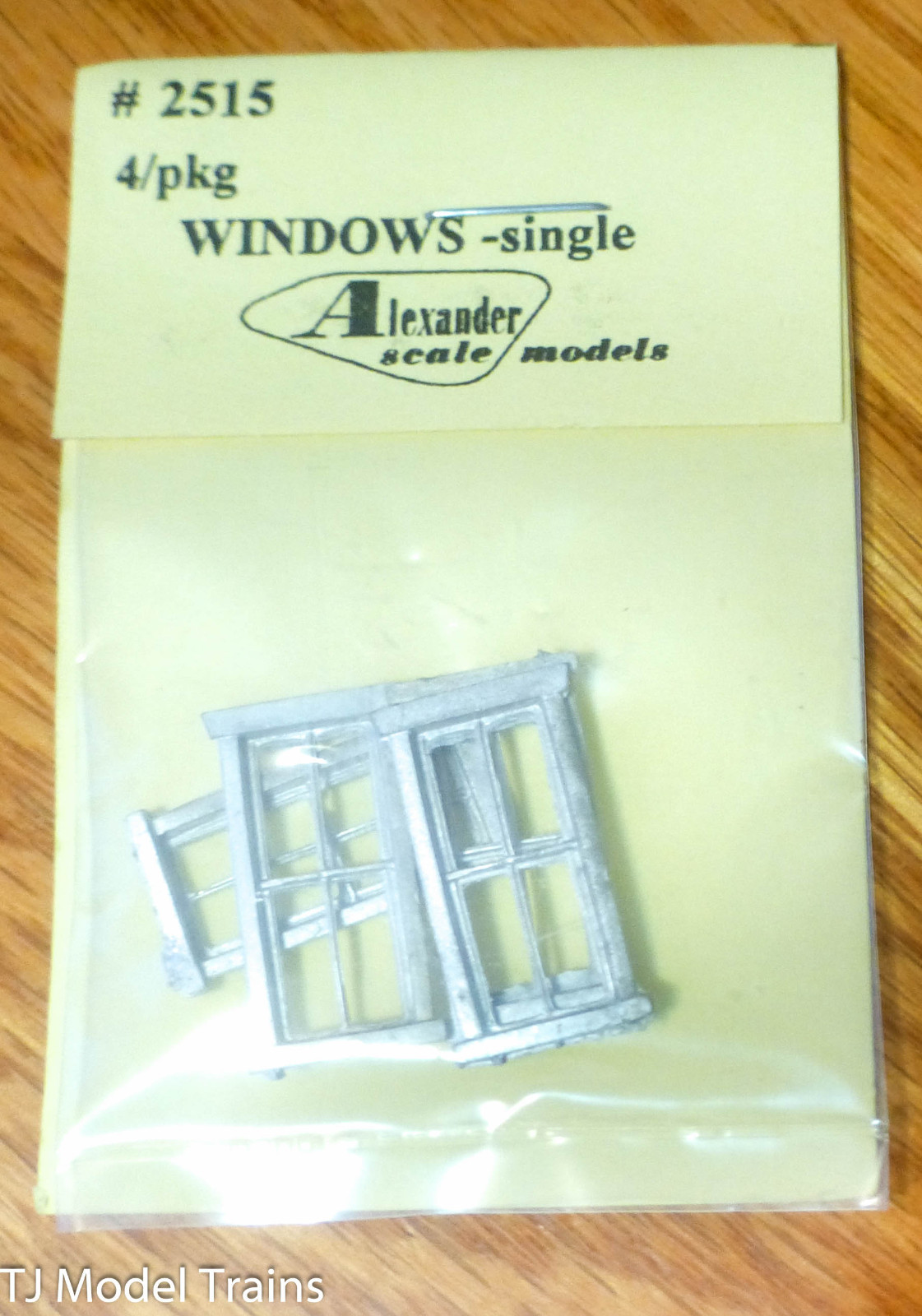 Alexander Scale Models #2515 Windows - 4 Pane  (Metal Casting )