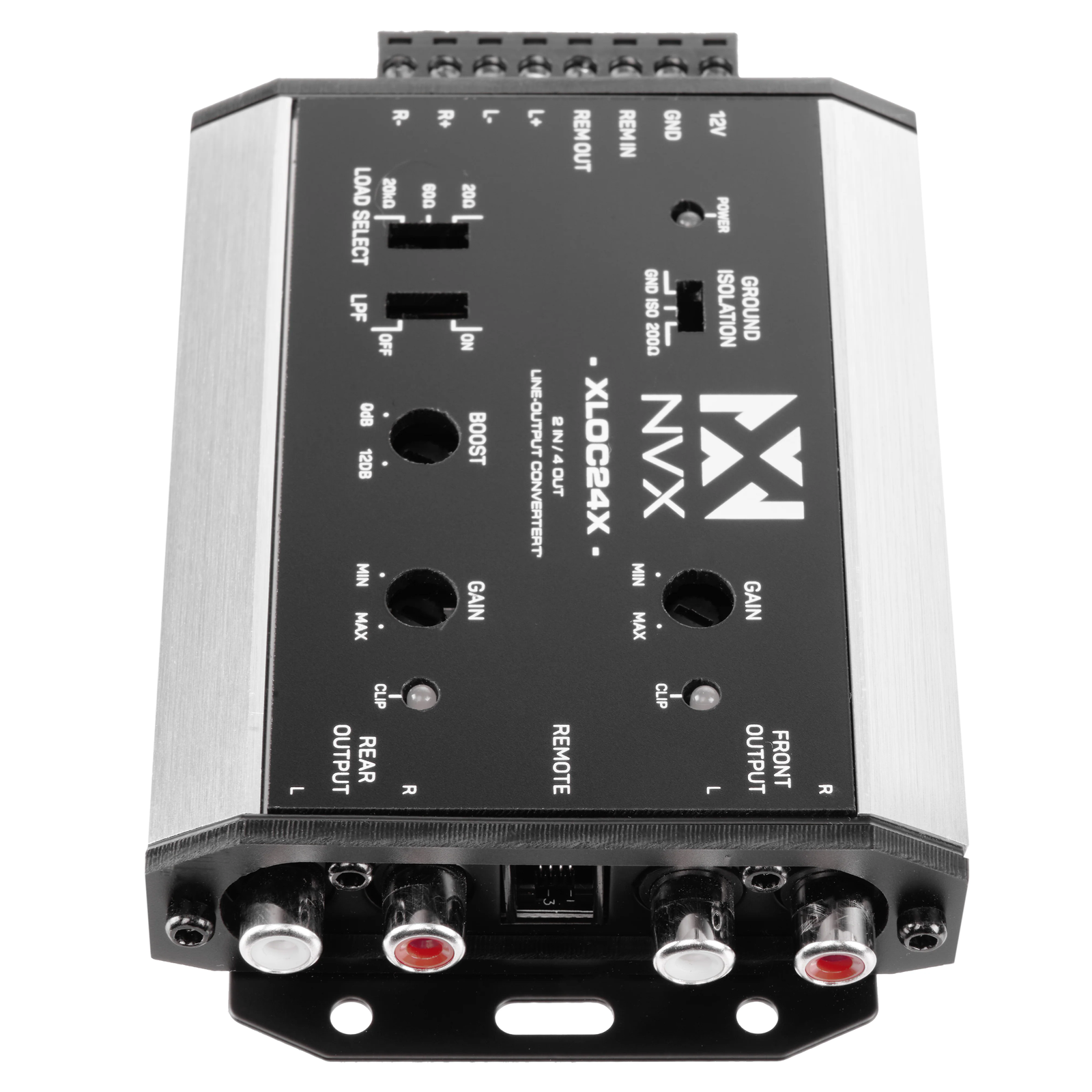 NVX XLOC24X 2 inputs / 4 outputs Line Output Converter with Remote Level Control