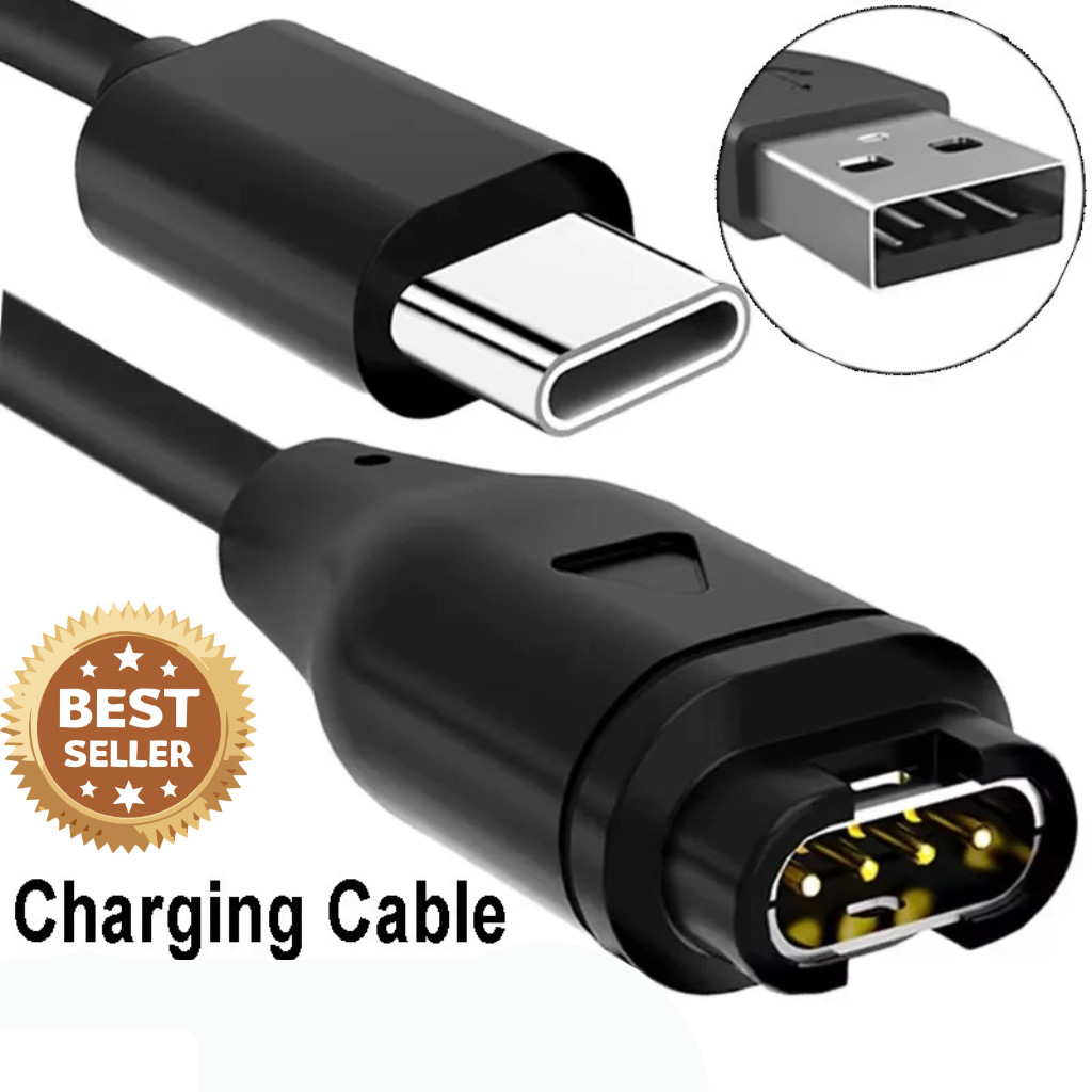 USB-C Charger Compatible with Garmin Watch, Charging Cable for Garmin Fenix 8, F