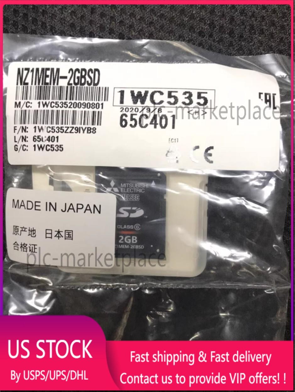 1PC New Mitsubishi NZ1MEM-2GBSD NZ1MEM2GBSD 2GB Memory Card Free Ship
