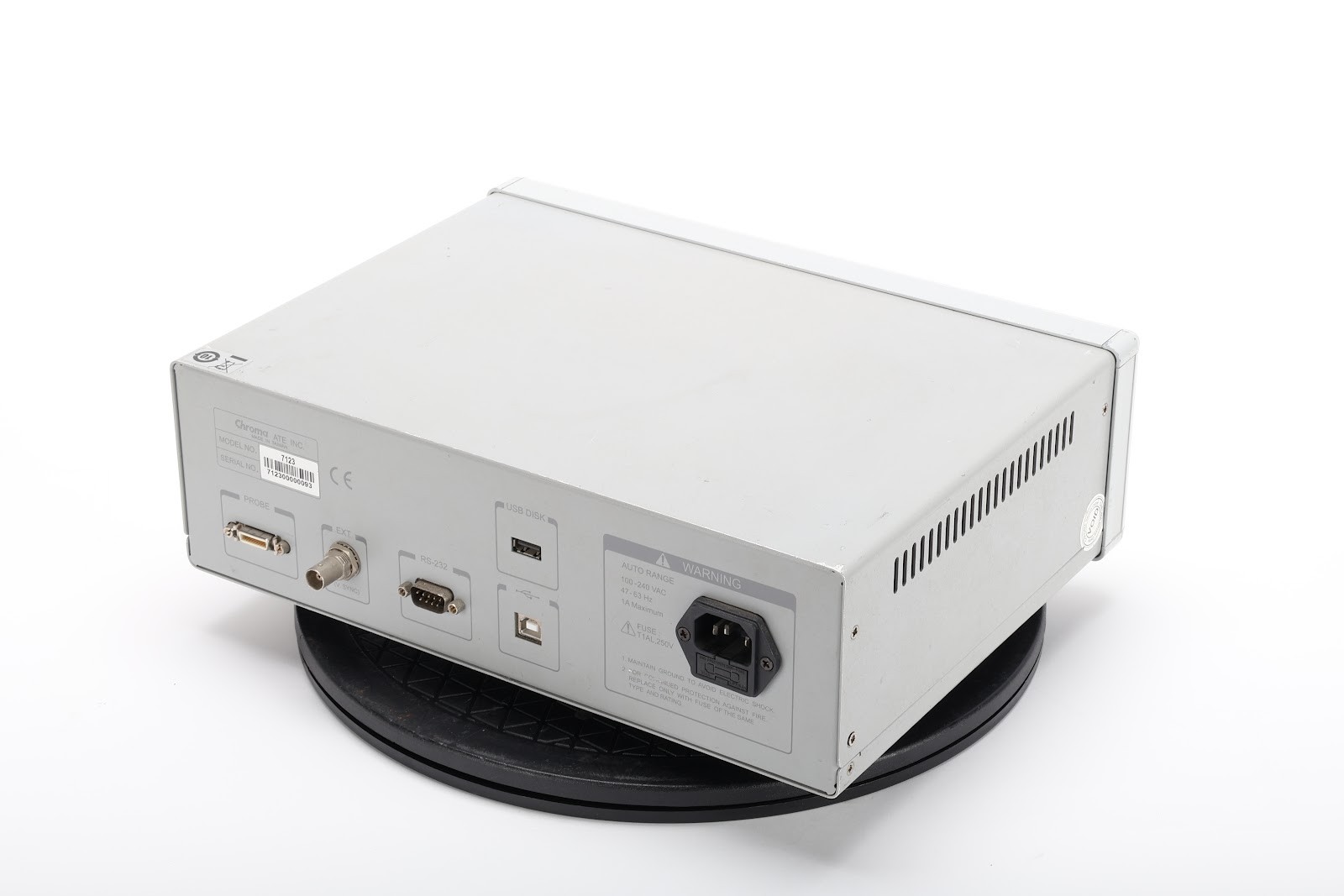Chroma 7123 Display Color Analyzer With AC Power Cable