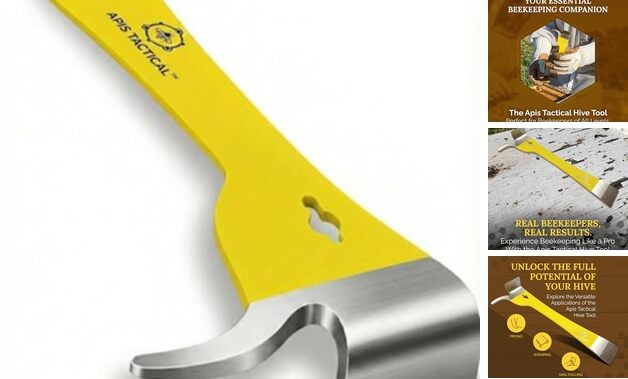 Hive Tool, 3.5mm Thick Heat Treated Stainless Steel for Durability & Type 2