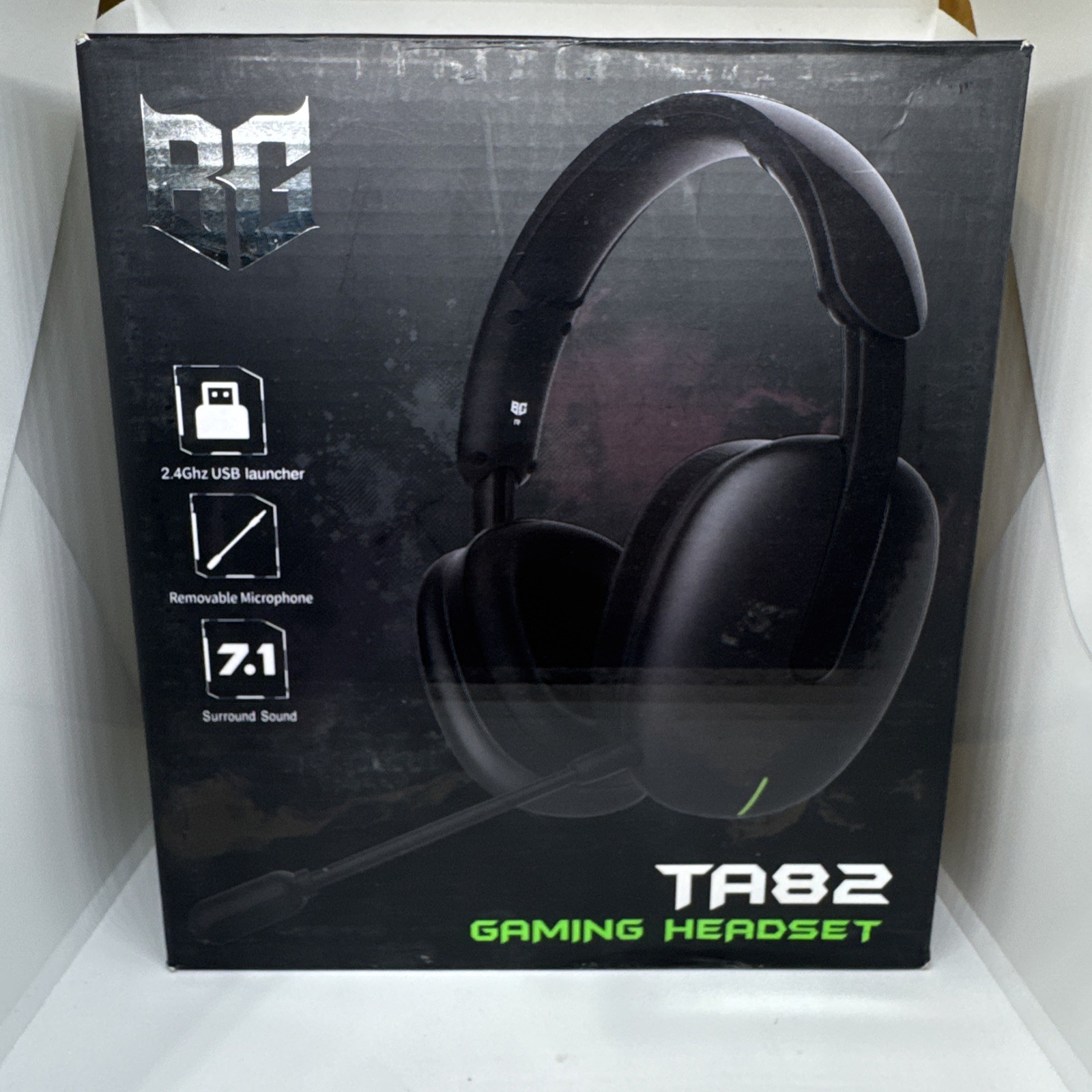 Brand New TA82 Gaming Headset. USB Launcher Removable Mic 7.1 Surround Sound.