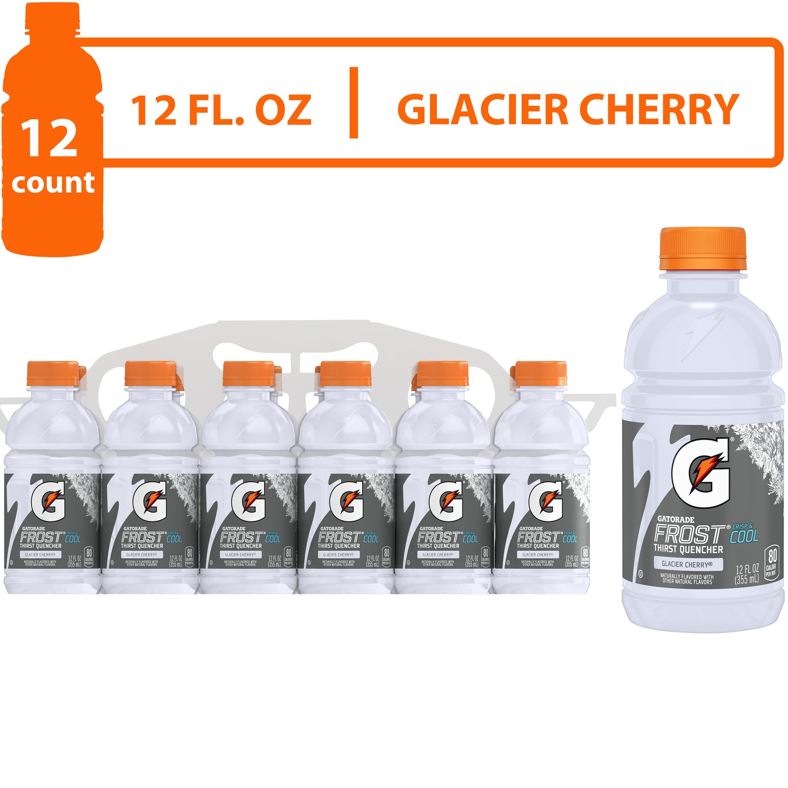 12 Pack Glacier Cherry Gatorade 12 oz