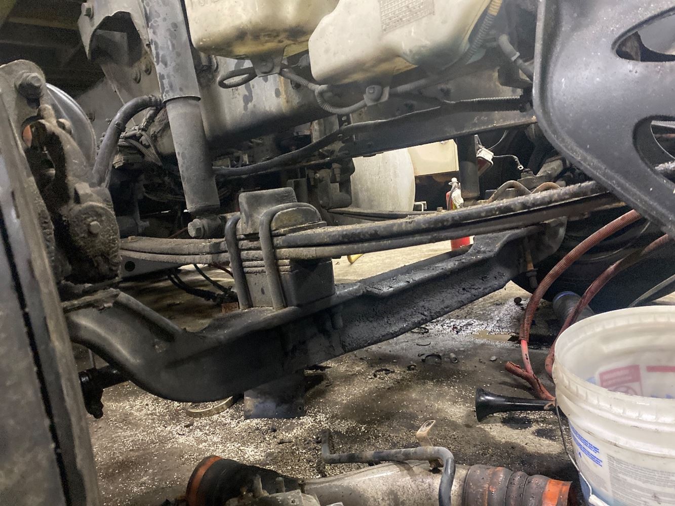 (Used) 2011 International Prostar, LEAF SPRINGS, front, passenger side, two, ste