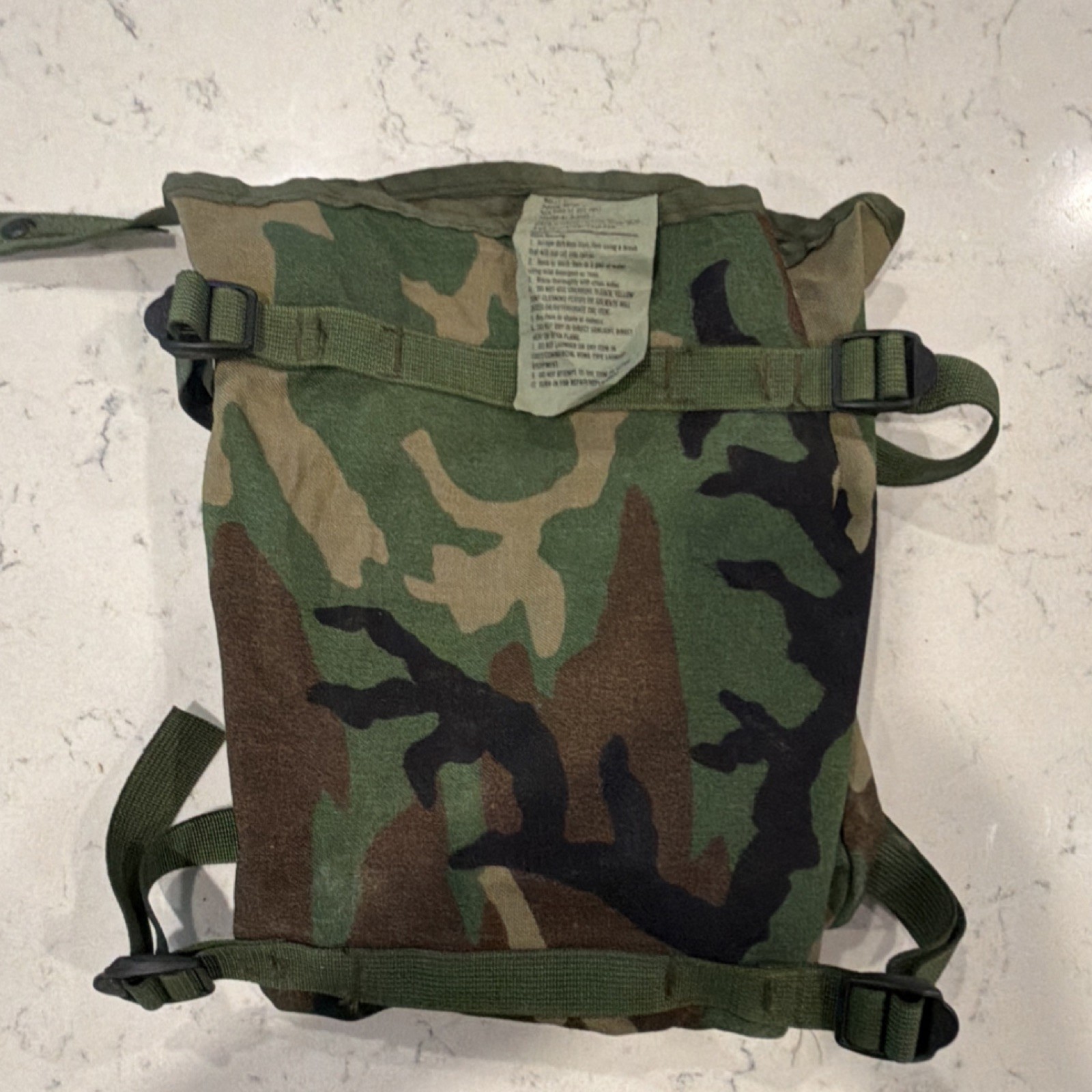 Military Woodland Camouflage MOLLE Radio Pouch Bag, Original Militaria Theme