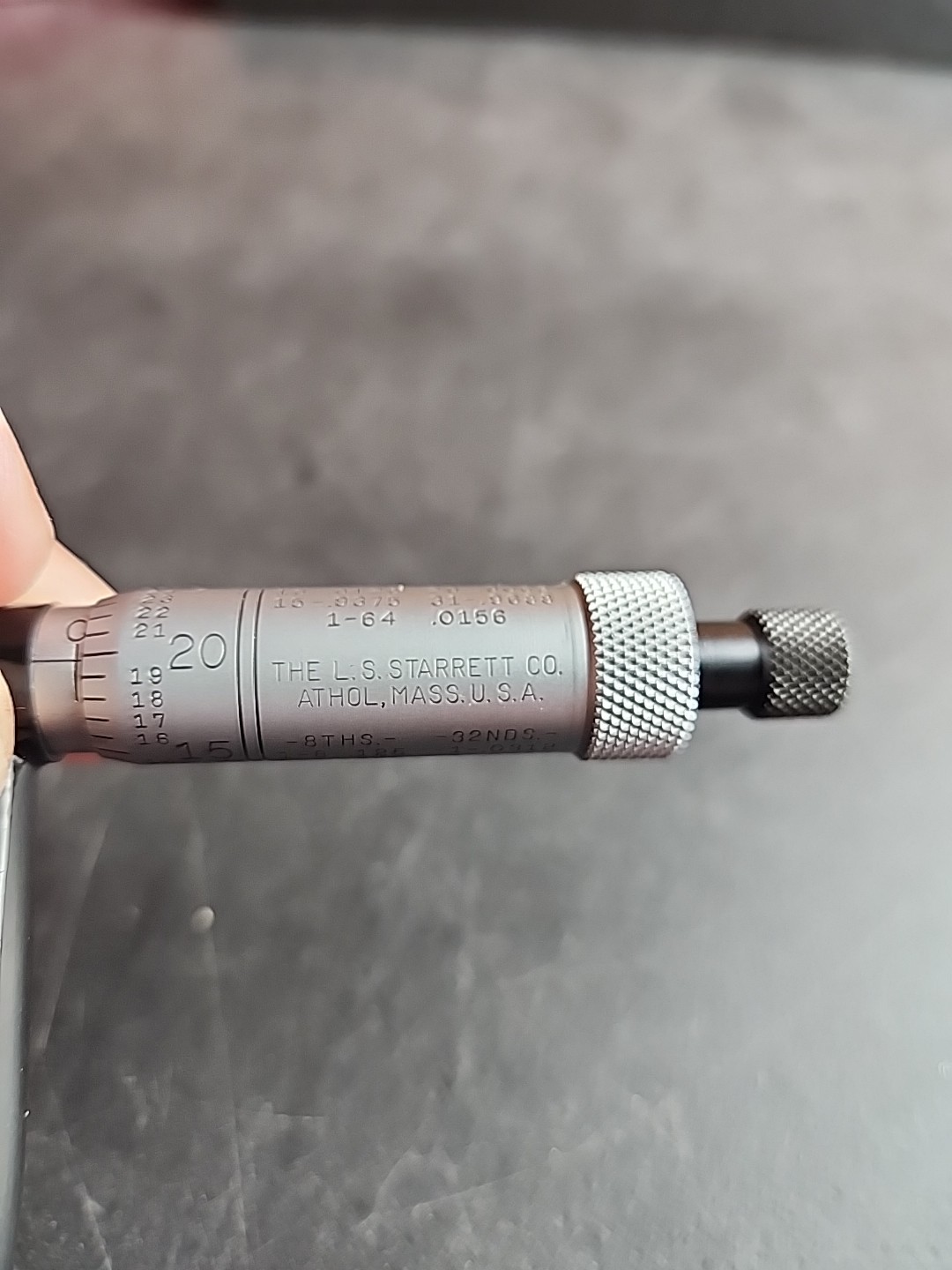 Starrett 4-5 Inch Outside Micrometer