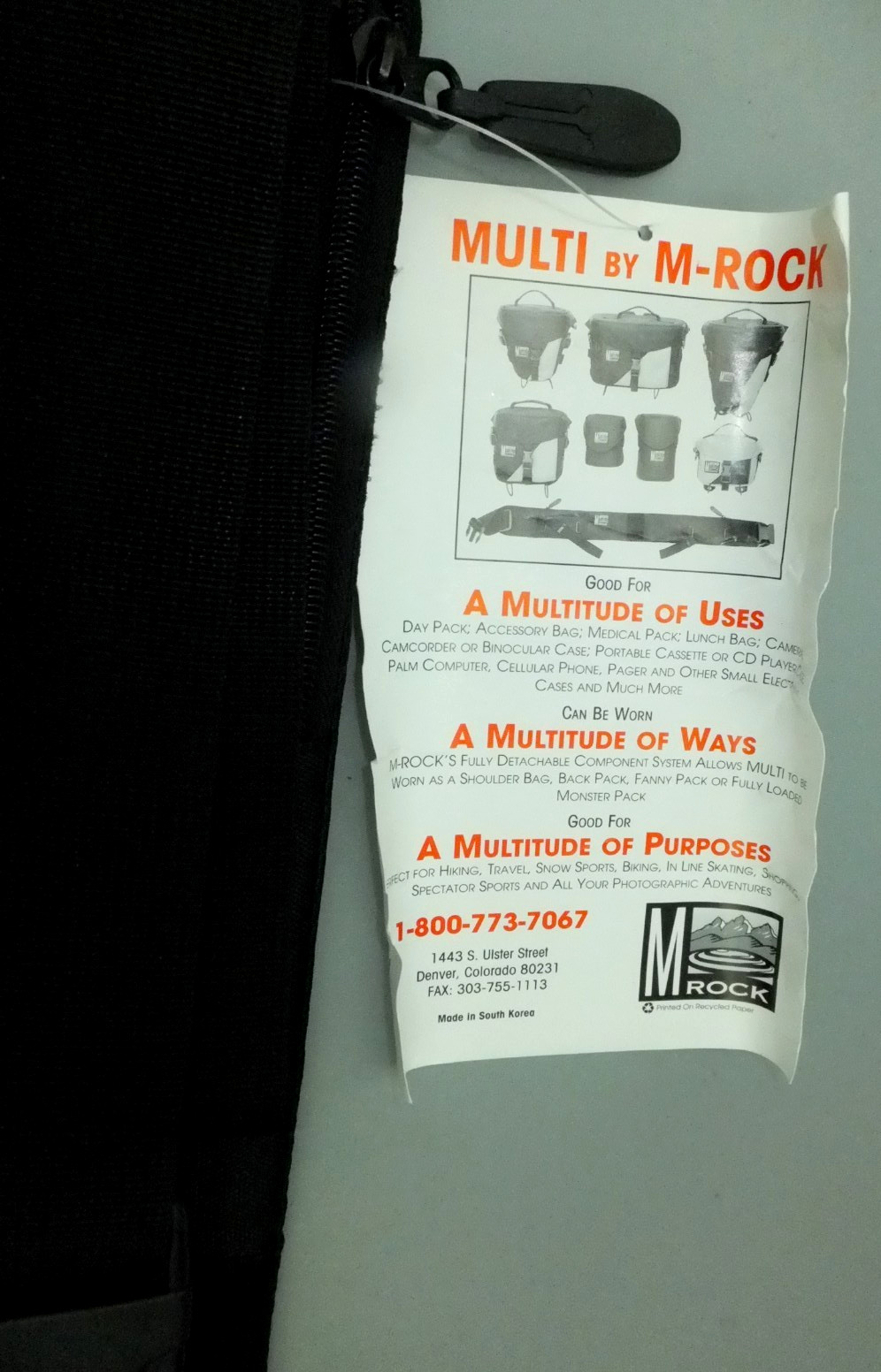 M Rock modular belt #6606 new