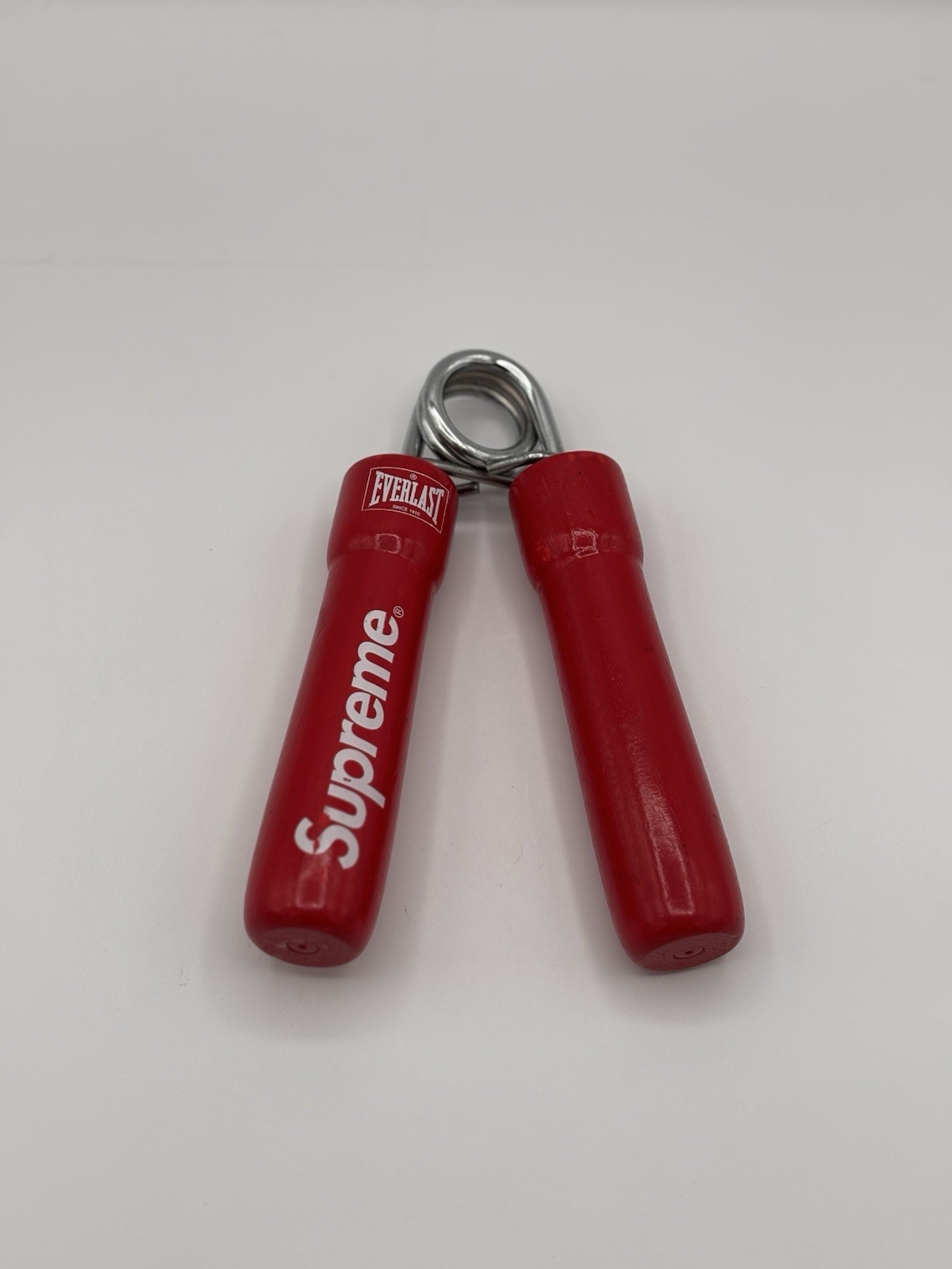 Supreme x Everlast Hand Grip FW14 – Red Custom Wood Handles – Authentic