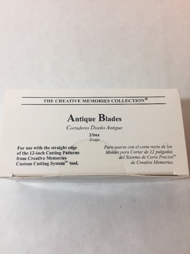 Creative Memories Antique Blades Box Of Two New Unopened Box