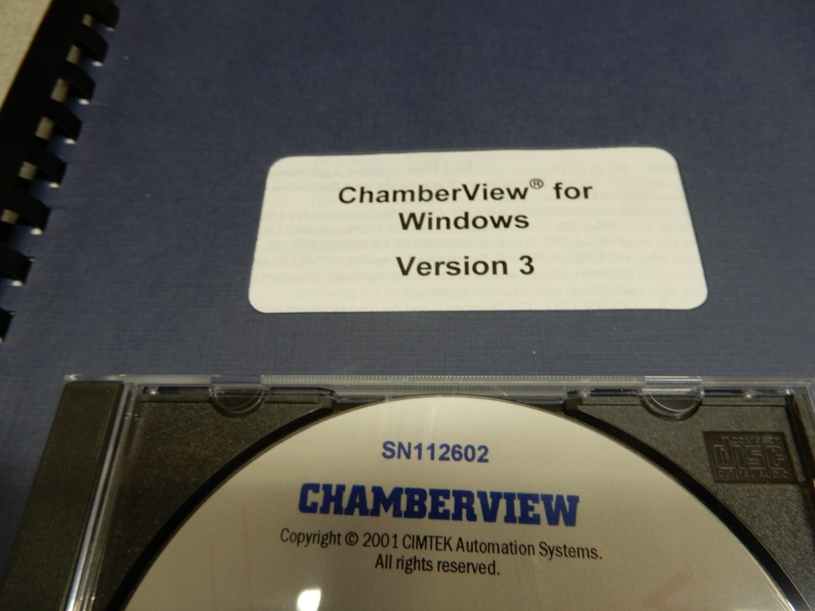 ChamberView for Windows Version 3 with Documentation 08/01/04