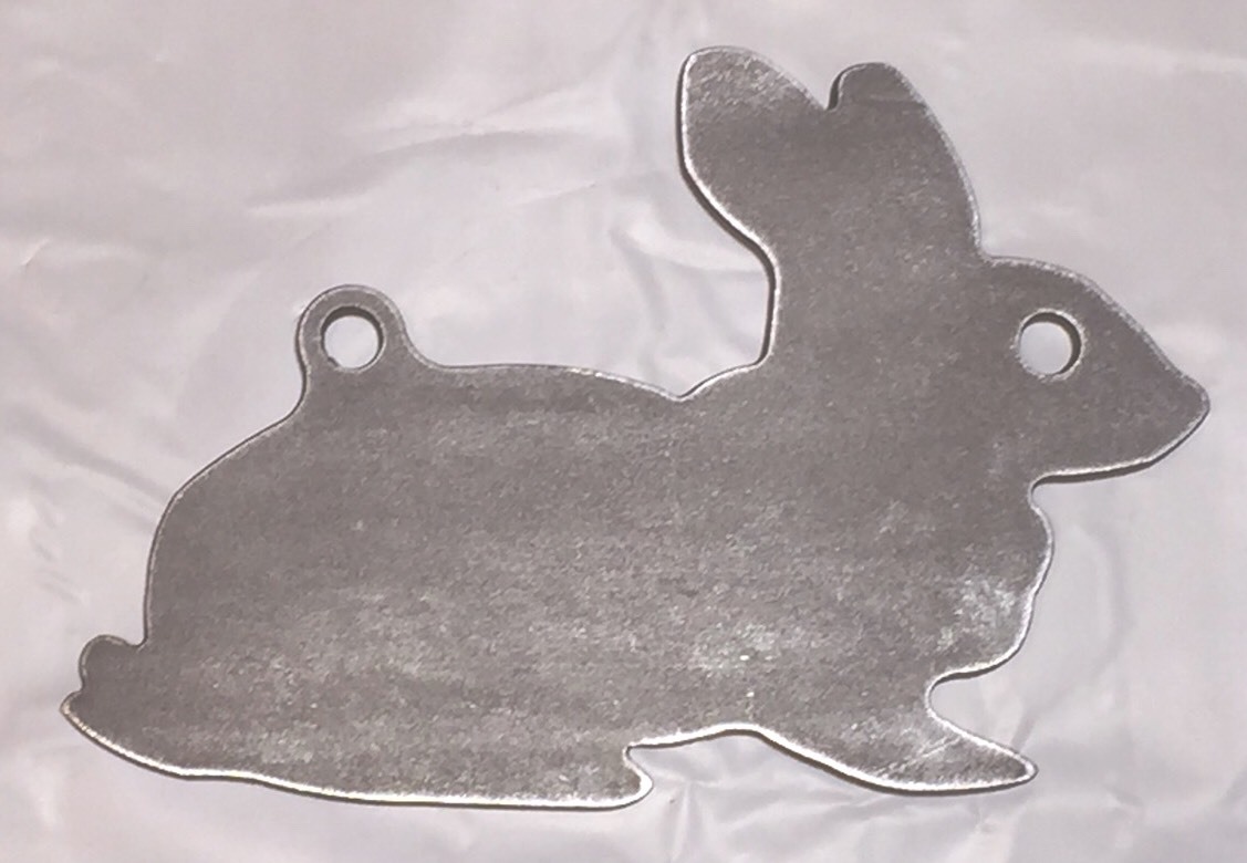 Ar500 Rabbit Silhouette Steel Target Gong 12" X 8" X 3/8"